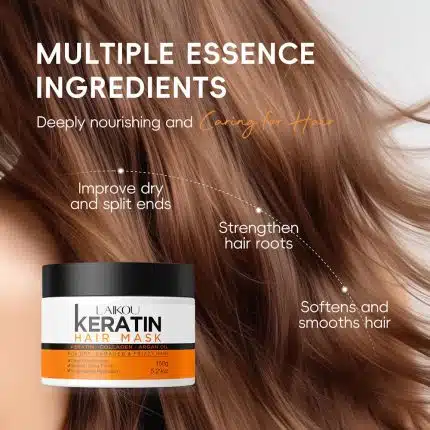 Laikou Keratin Hair Mask Repairing Argan Oil Collagen Hair Care 150g