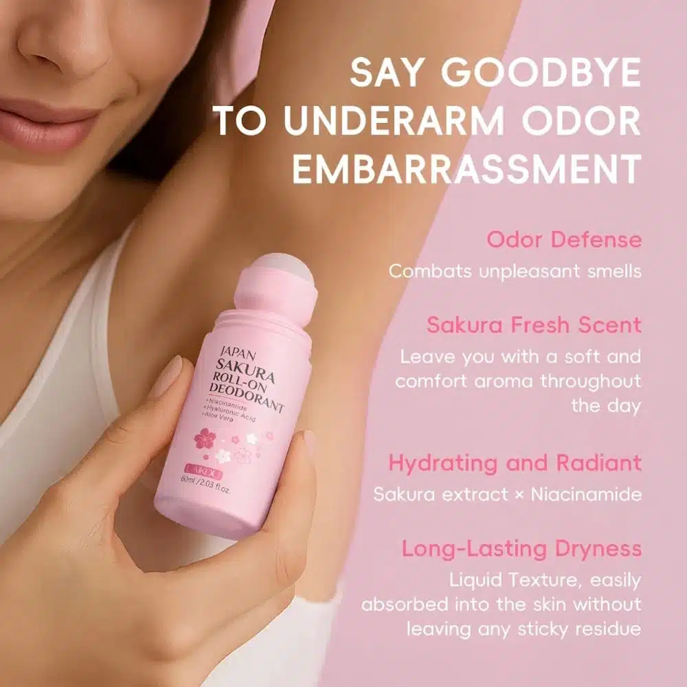 Laikou Sakura Roll-On Deodorant 60ml