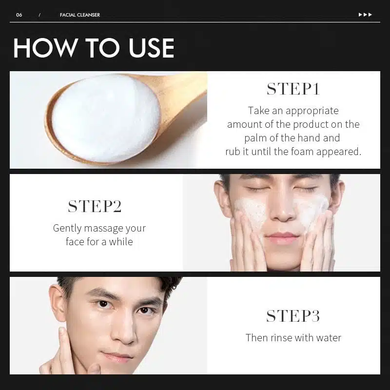 LAIKOU Men Moisturizing Face Cleanser 50g