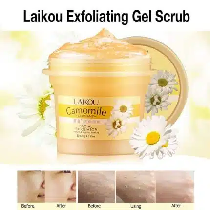LAIKOU Camomile Facial Exfoliator Body Scrub – 120g