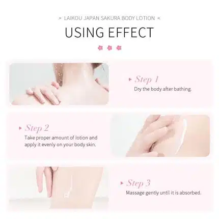 Laikou Sakura Body Lotion – 120gm