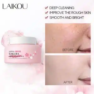 Laikou Japan Sakura Exfoliating Scrub – 100g