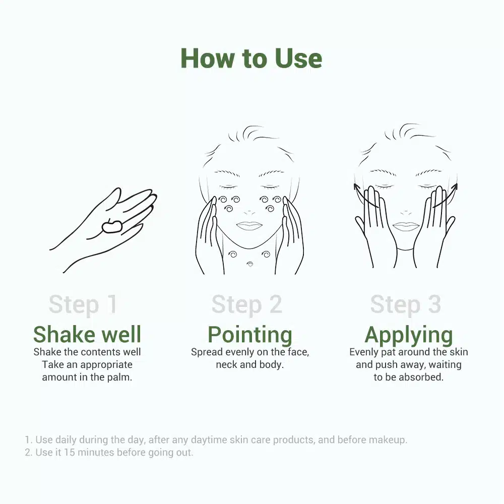 LANBENA Green Whitening Uv Sunscreen Cream SPF50+++ 40ml