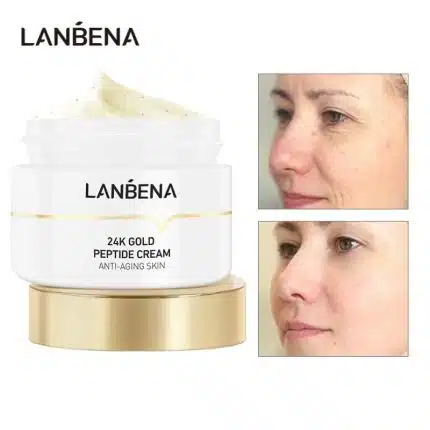 LANBENA 24K Gold Peptide Anti Wrinkle Facial Cream – 50g