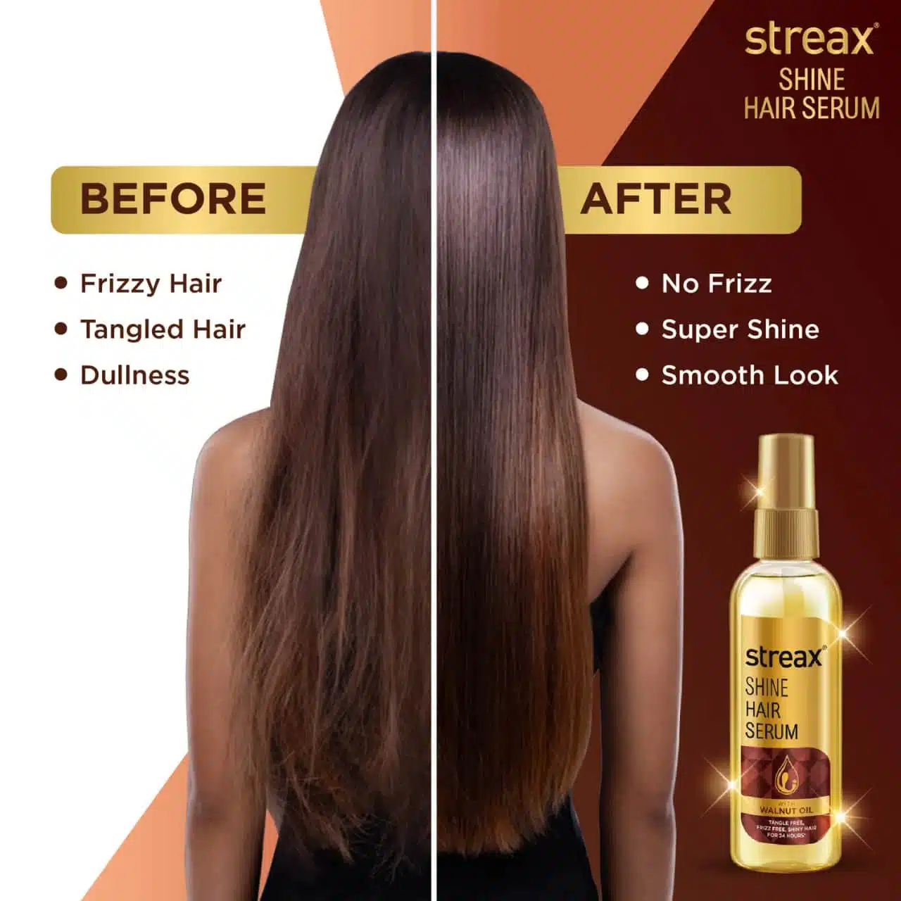 Streax Hair Serum Vitalized With Walnut Oil 55ml