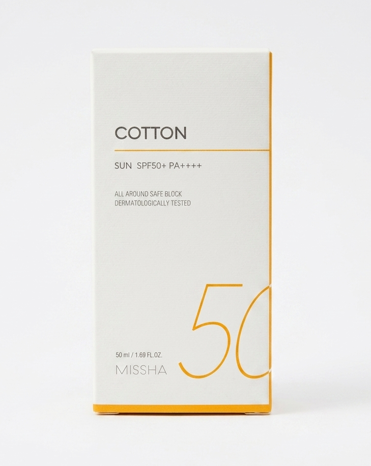 Missha Cotton Sun SPF50+ PA++++ Sunscreen  50ml