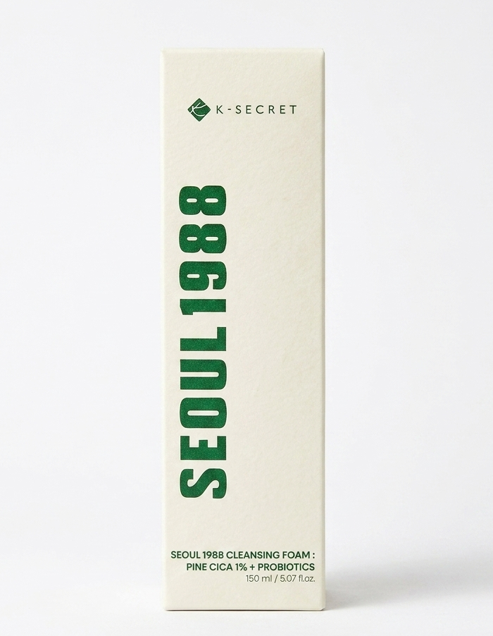 KSECRETSEOUL 1988 Cleansing Foam : Pine Cica 1% + Probiotics 150ml