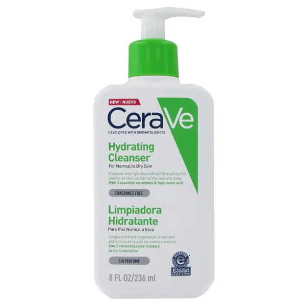 CeraVe Hydrating Cleanser For Normal To Dry Skin – 236ml