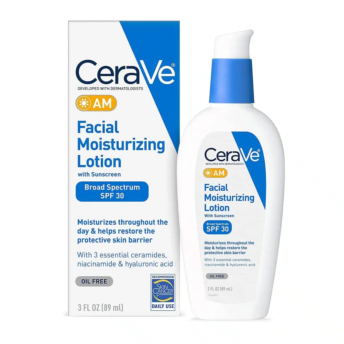 Cerave Am Facial Moisturizing Lotion With Sunscreen – 60ml