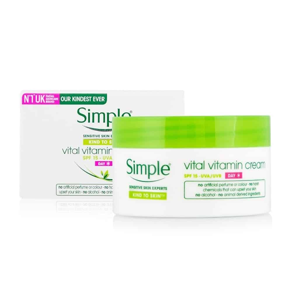 Simple Kind to Skin Vital Vitamin Day Cream SPF15 – 50ml