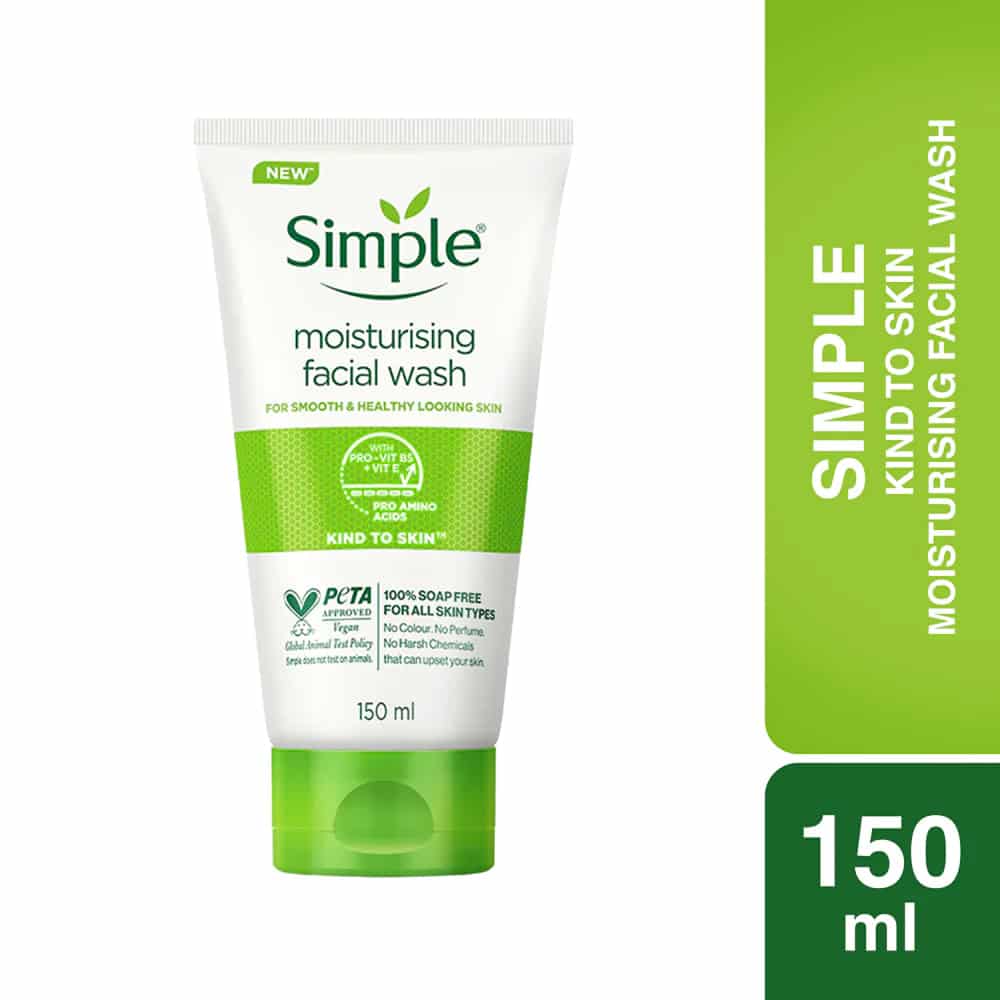 Simple Kind To Skin Moisturising Facial Wash 150 ml (India)