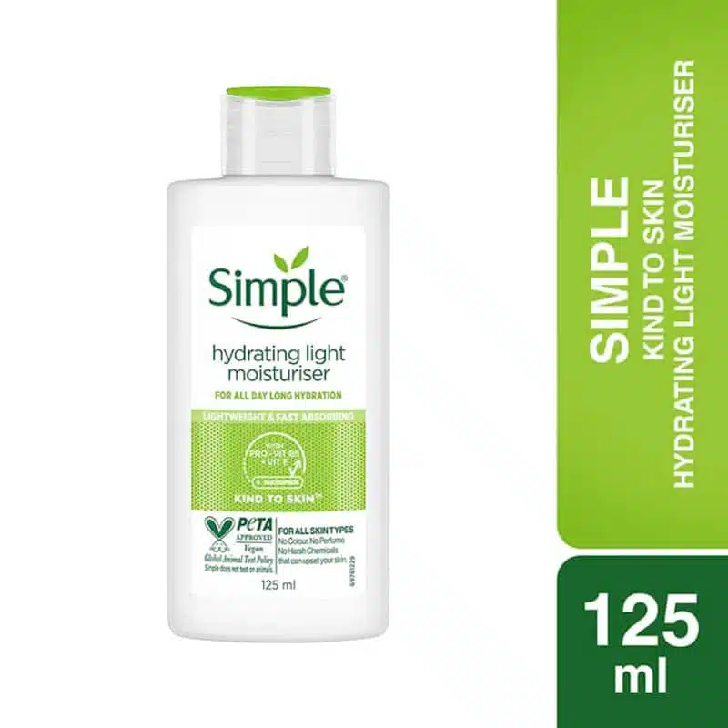 Simple Hydrating Light Moisturiser 125ml – ( India )