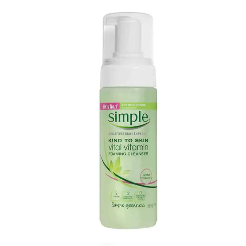 Simple Foaming Face Wash 200Ml Click to enlarge Simple foaming face wash Simple foaming face wash 200ml Simple Foaming Face Wash | Kind to Skin Foaming Facial Cleanser – 200ml