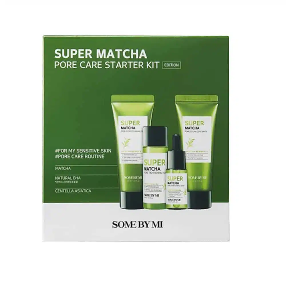 Some By Mi Super Matcha Pore Care Click to enlarge Some by Mi Super Matcha Pore Care Starter Kit 4 PCS