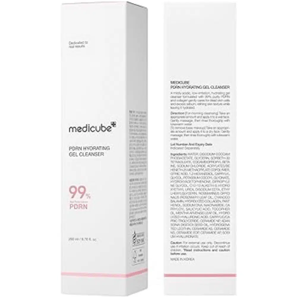 Medicube PDRN Hydrating Gel Cleanser 200ml (99% Real Salmon PDRN)