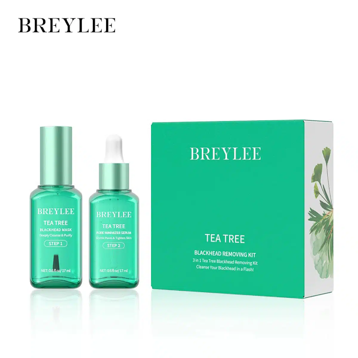 Breylee Tea Tree Blackhead Removing Kit 3in1