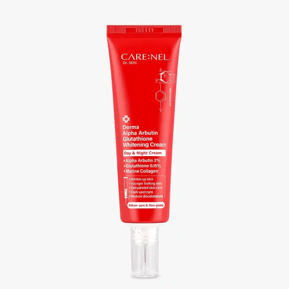 Care:Nel Derma Alpha Arbutin Glutathione Whitening Cream Day & Night 45ml
