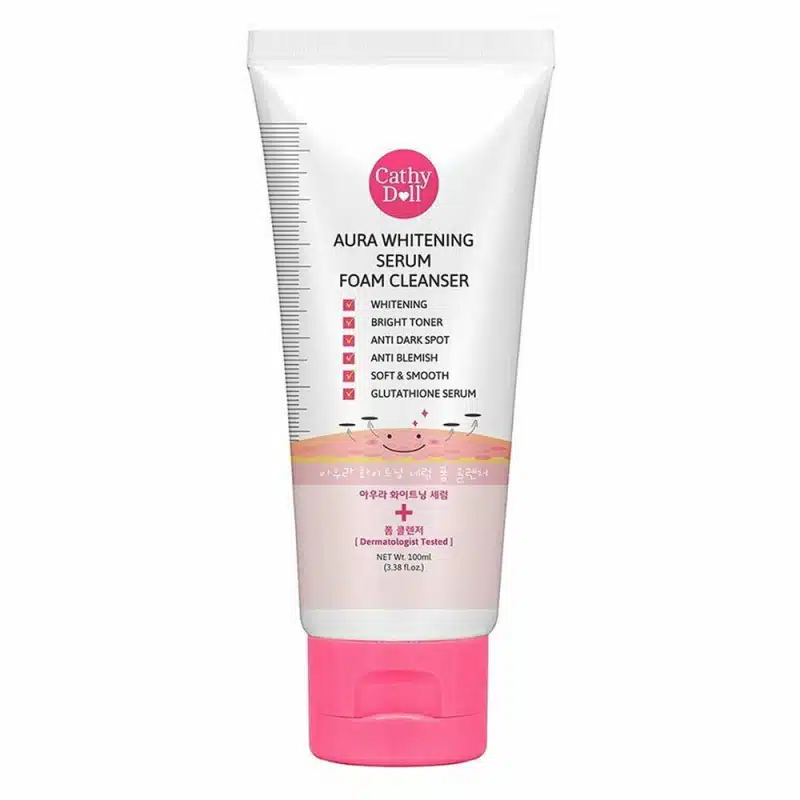Cathy Doll Aura Whitening Serum Foam Cleanser – 100ml