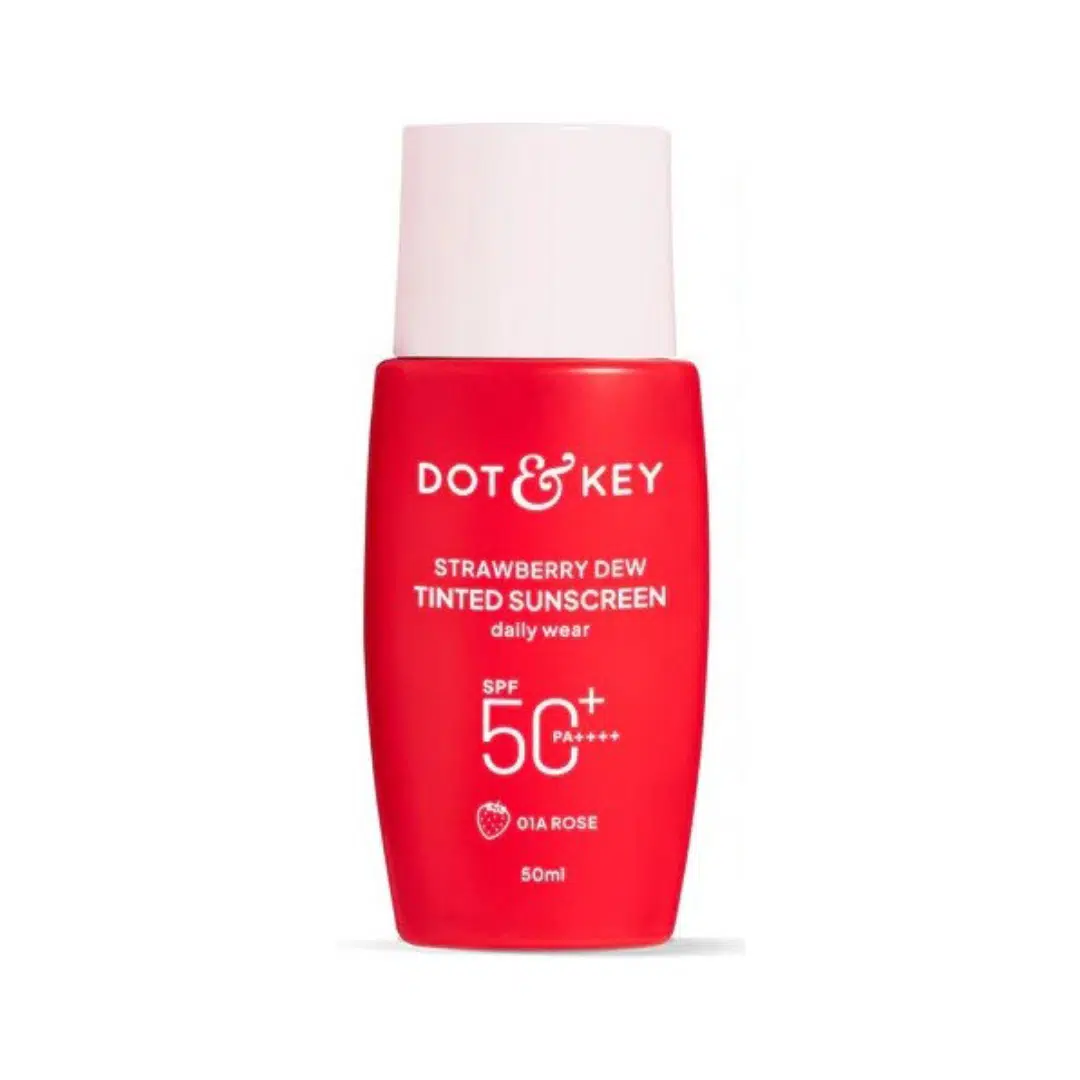Dot and Key Strawberry Dew Tinted Sunscreen SPF 50+ – 01A ROSE