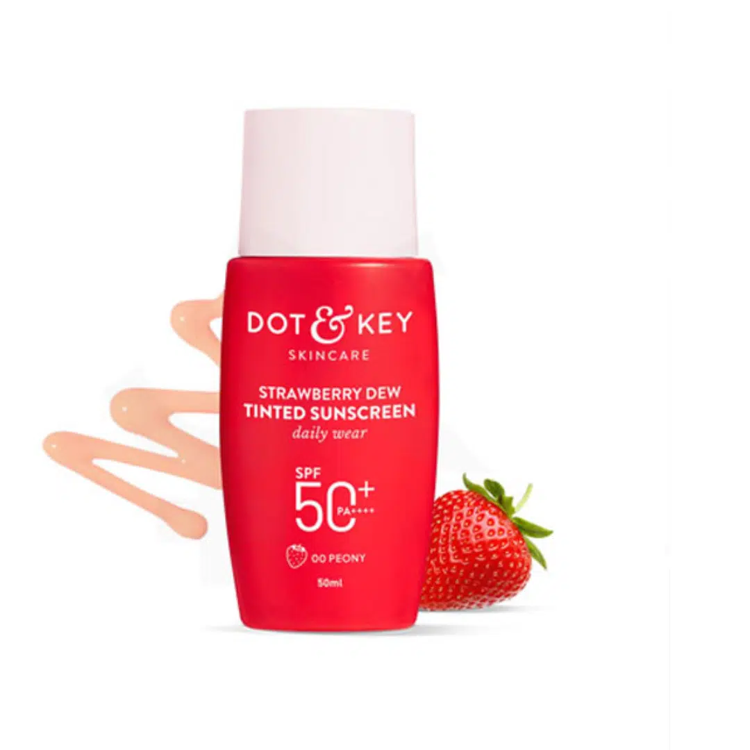 Dot and Key Strawberry Dew Tinted Sunscreen SPF 50+ PA++++ – 00 PEONY