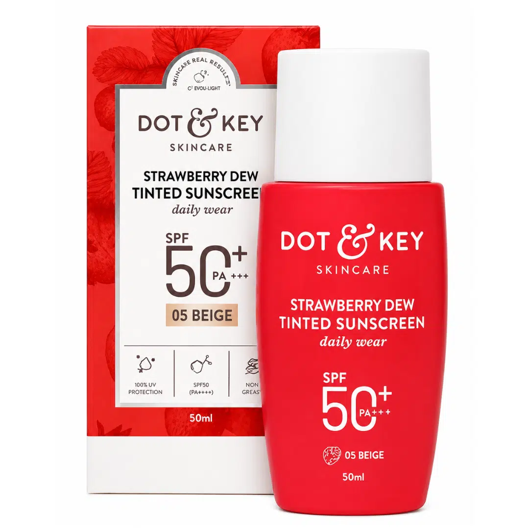 Dot and Key Strawberry Dew Tinted Sunscreen SPF 50+ PA++++ – 05 Beige