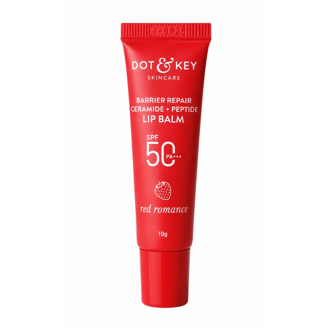 Dot & Key Ceramide Peptide Tinted Lip Balm SPF 50 10g – Red Romance