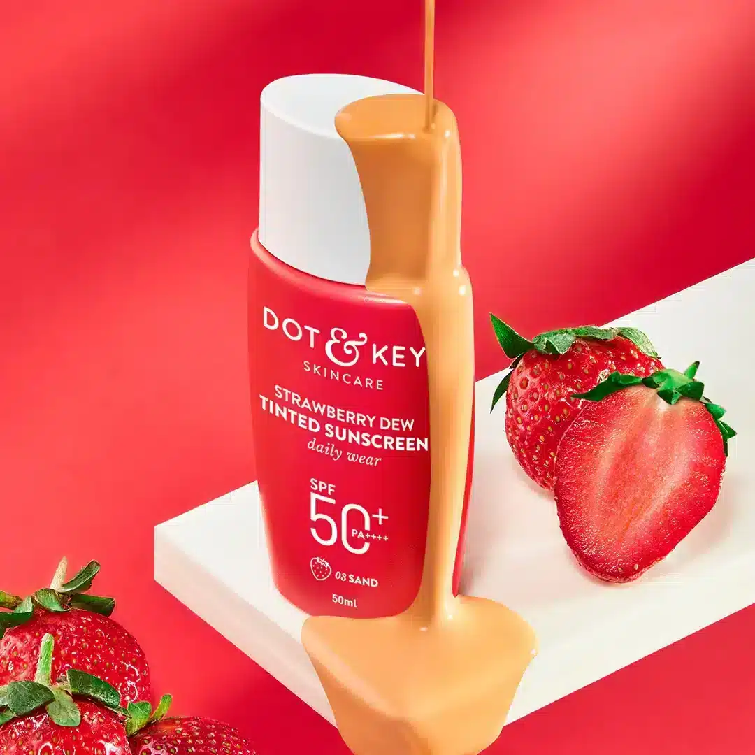 Dot n Key Strawberry Dew Tinted Sunscreen SPF 50+ PA++++ -02 warm ivory