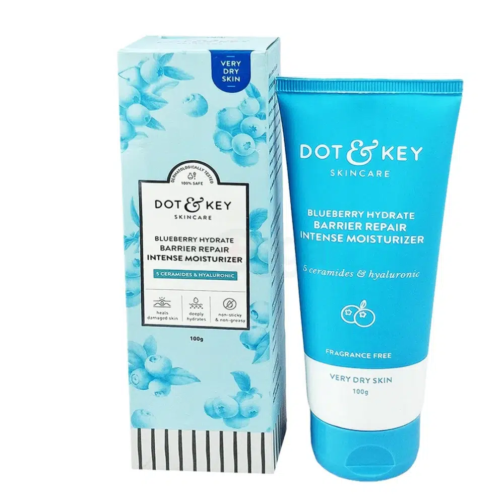 Dot & Key Blueberry Hydrate Barrier Repair Intense Moisturizer 100g (5 Ceramides + Hyaluronic)