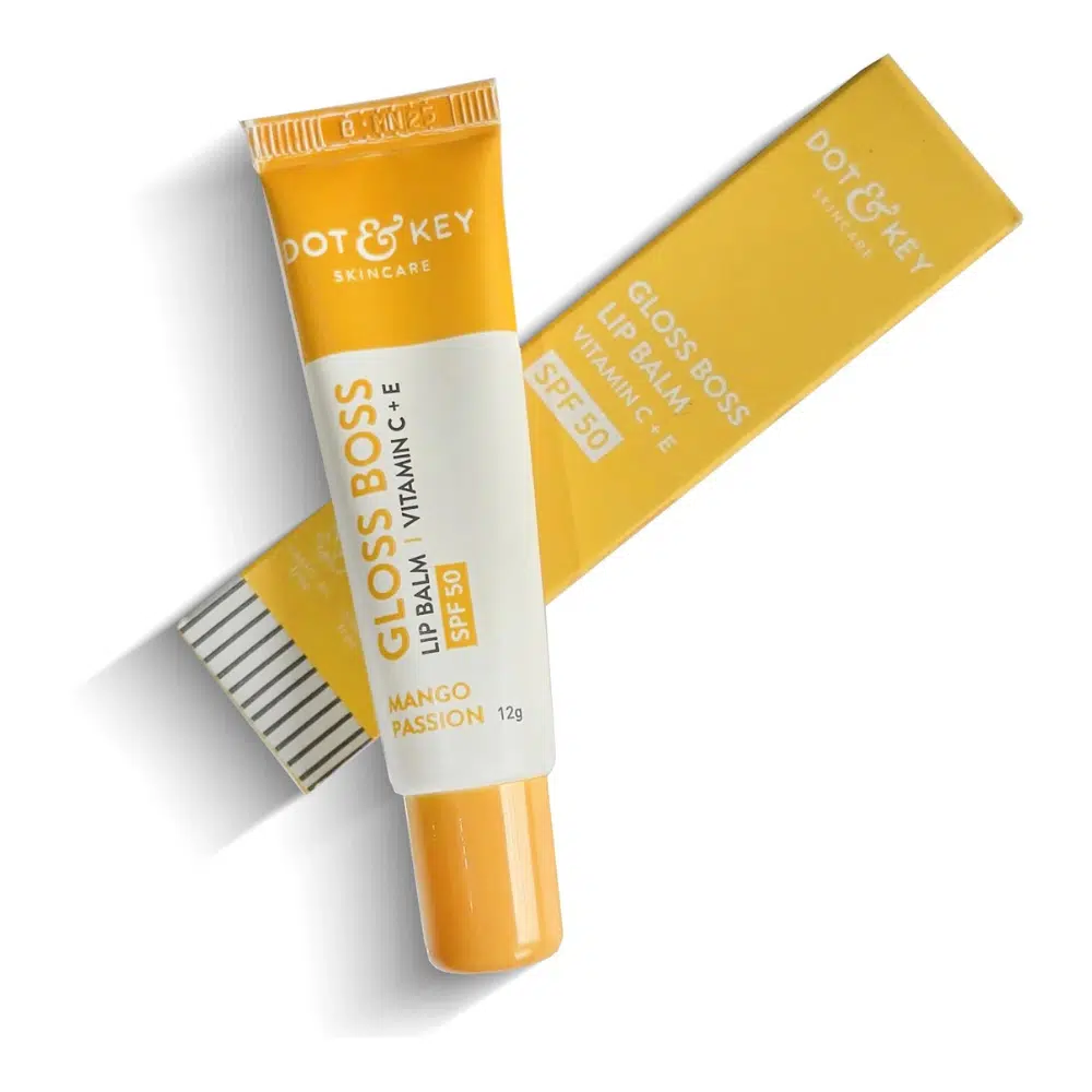 DOT & KEY Gloss Boss Lip Balm Vitamin C+E SPF 50+ – Mango Passion