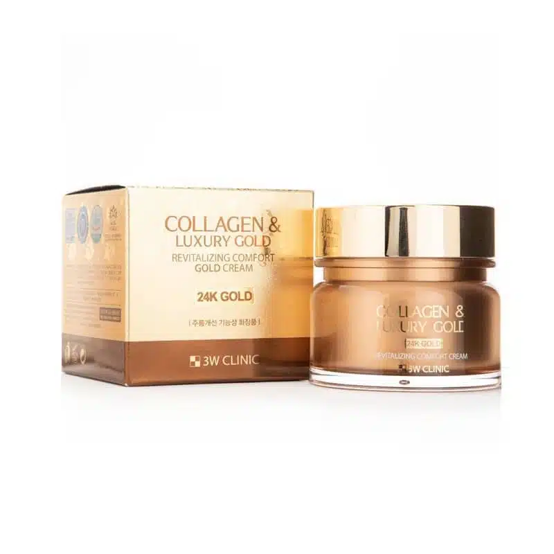 3W Clinic Collagen And Luxury Gold Cream 24k Anti-Wrinkle Effect – 100g