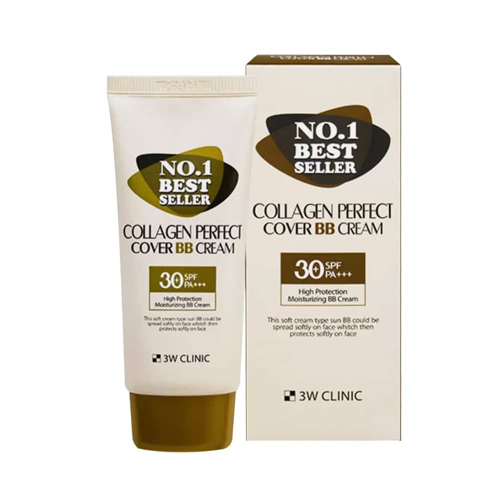 3W Clinic Collagen Perfect Cover BB Cream – 50ml
