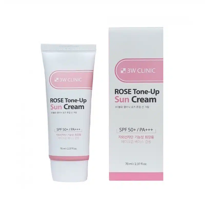 3w Clinic Rose Tone-Up Sun Cream Spf 50+ PA+++ 70ml