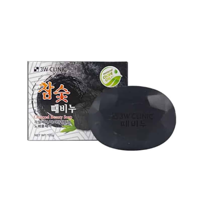 3W Clinic Charcoal Beauty Soap – 102g