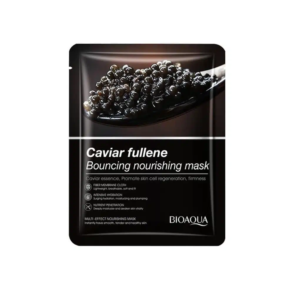 Bioaqua Caviar Fullene Sheet Mask 25g