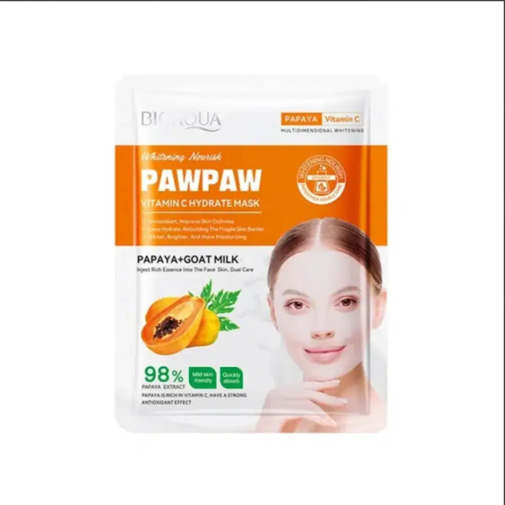 BIOAQUA Paw Paw Vitamin C Papaya Sheet Mask