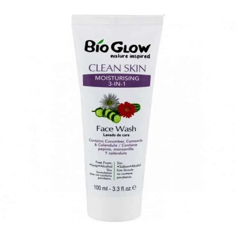 Bio Glow Clean Skin Moisturising 3-in-1 – Face Wash 100ML