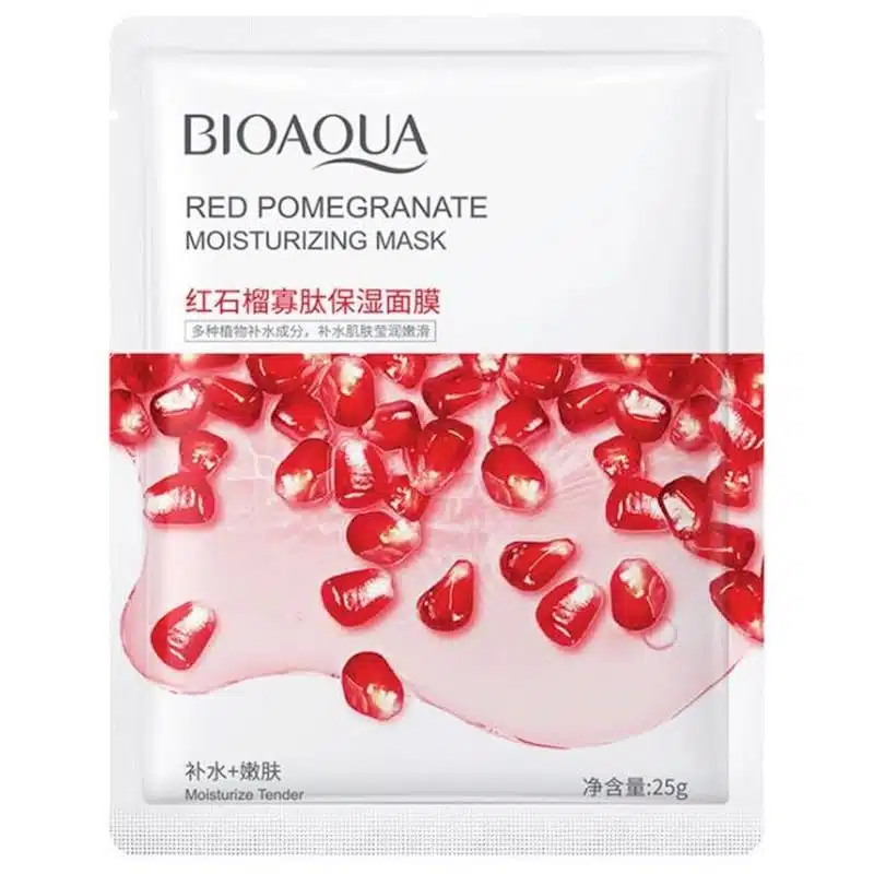 Bioaqua Red Pomegranate Sheet Mask Moisturizing Face – 25g