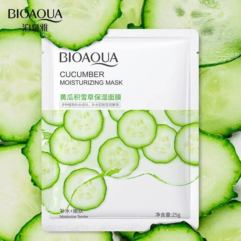 BIOAQUA Cucumber Moisturizing Sheet Mask – 25g
