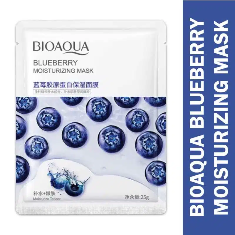 BIOAQUA Blueberry Moisturizing Sheet Mask – 25g