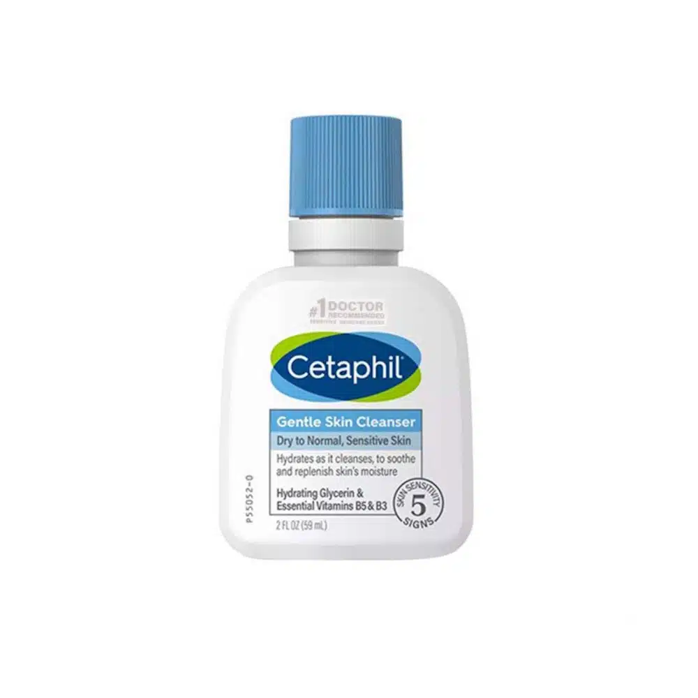 Cetaphil Gentle Skin Cleanser for Dry to Normal Sensitive Skin – 59ml