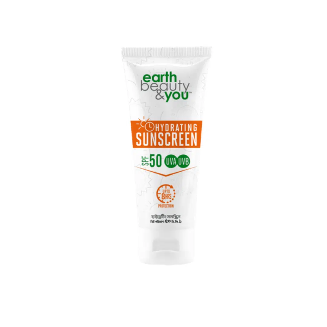 Earth Beauty & You Hydrating Sunscreen (SPF 50 UVA UVB) – 50m