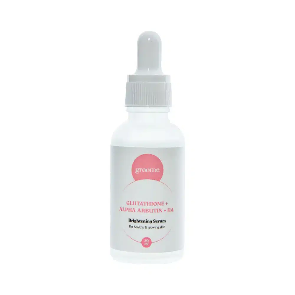 Groome Glutathione + Alpha Arbutin +ha Brightening Serum – 30ml