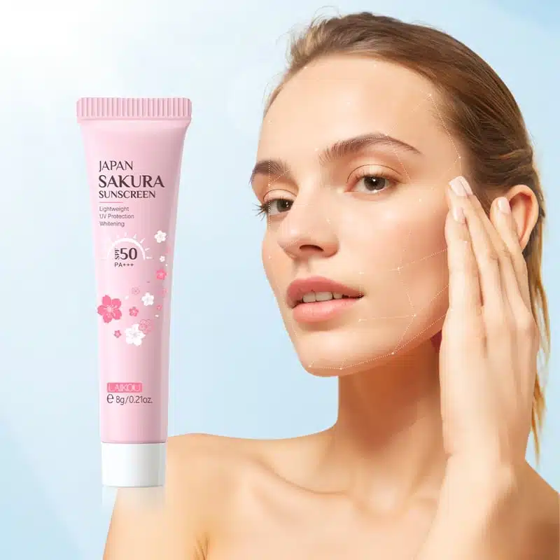 Laikou Japan Sakura Sunscreen UVSpf50 Pa+++ 8g