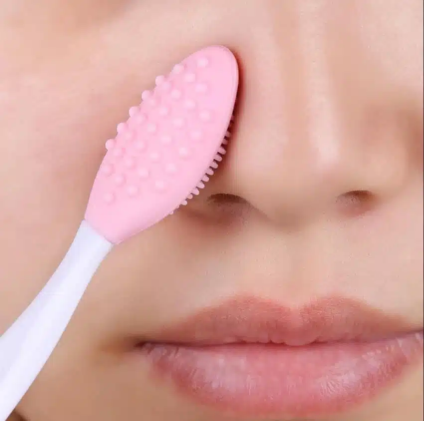 Laikou Blackhead Removal Silicone Nose Brush – Pink