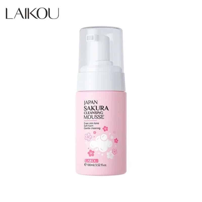 Laikou Japan Sakura Cleansing Mousse Face Cleanser – 100ml
