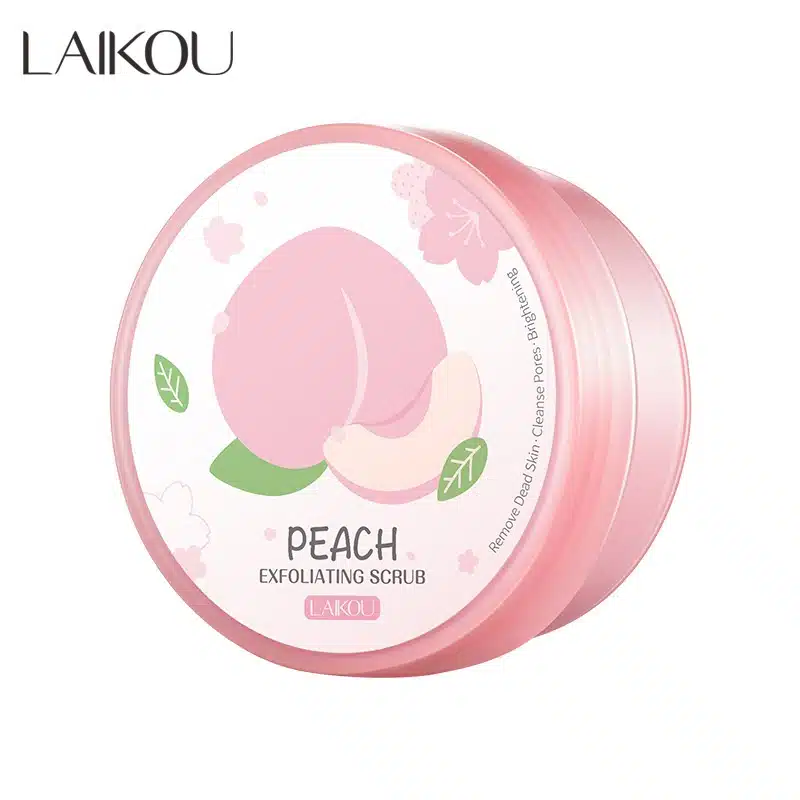 Laikou Peach Exfoliating Body Scrub – 90gm