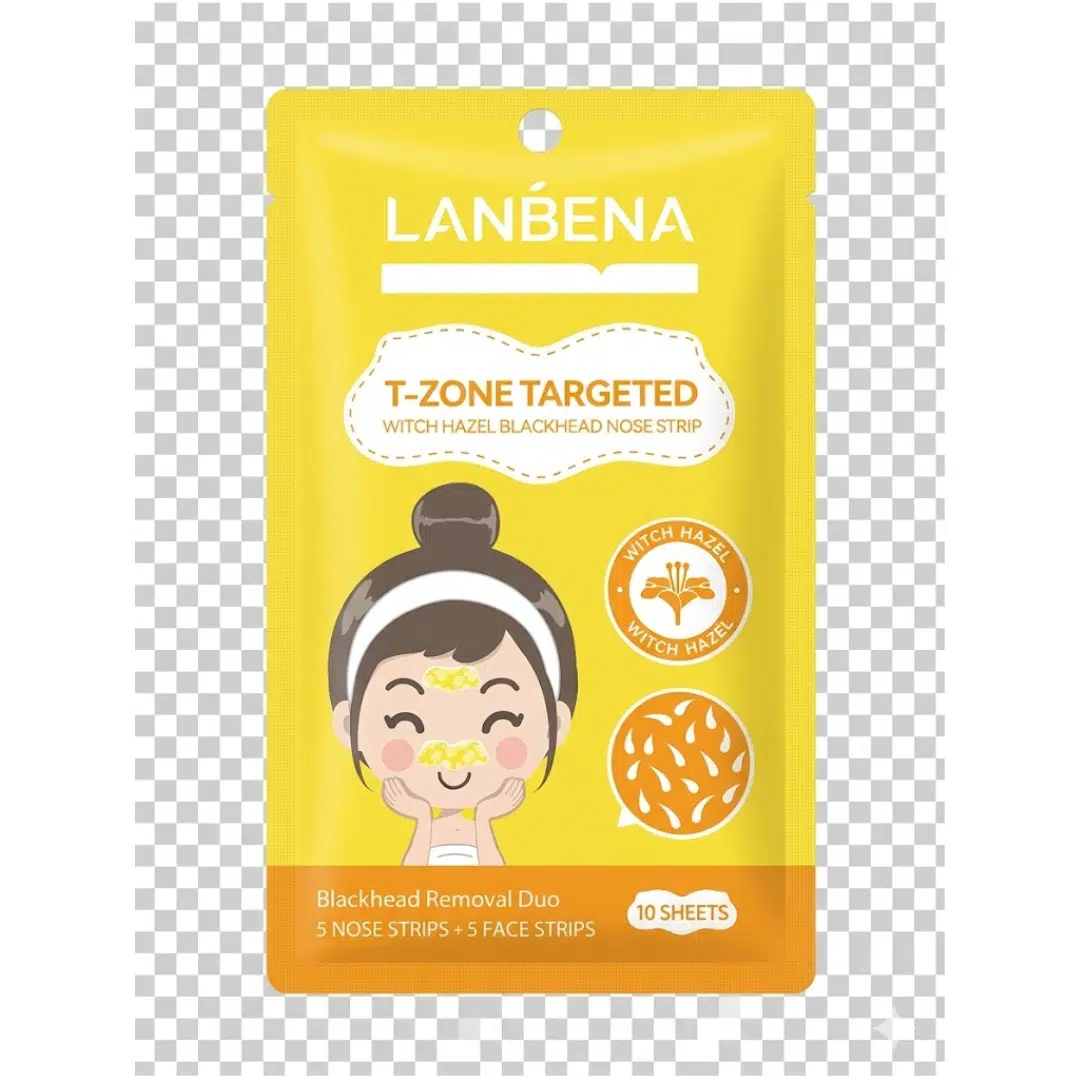 LANBENA WITCH HAZEL BLACKHEAD NOSE STRIP 10 SHEETS