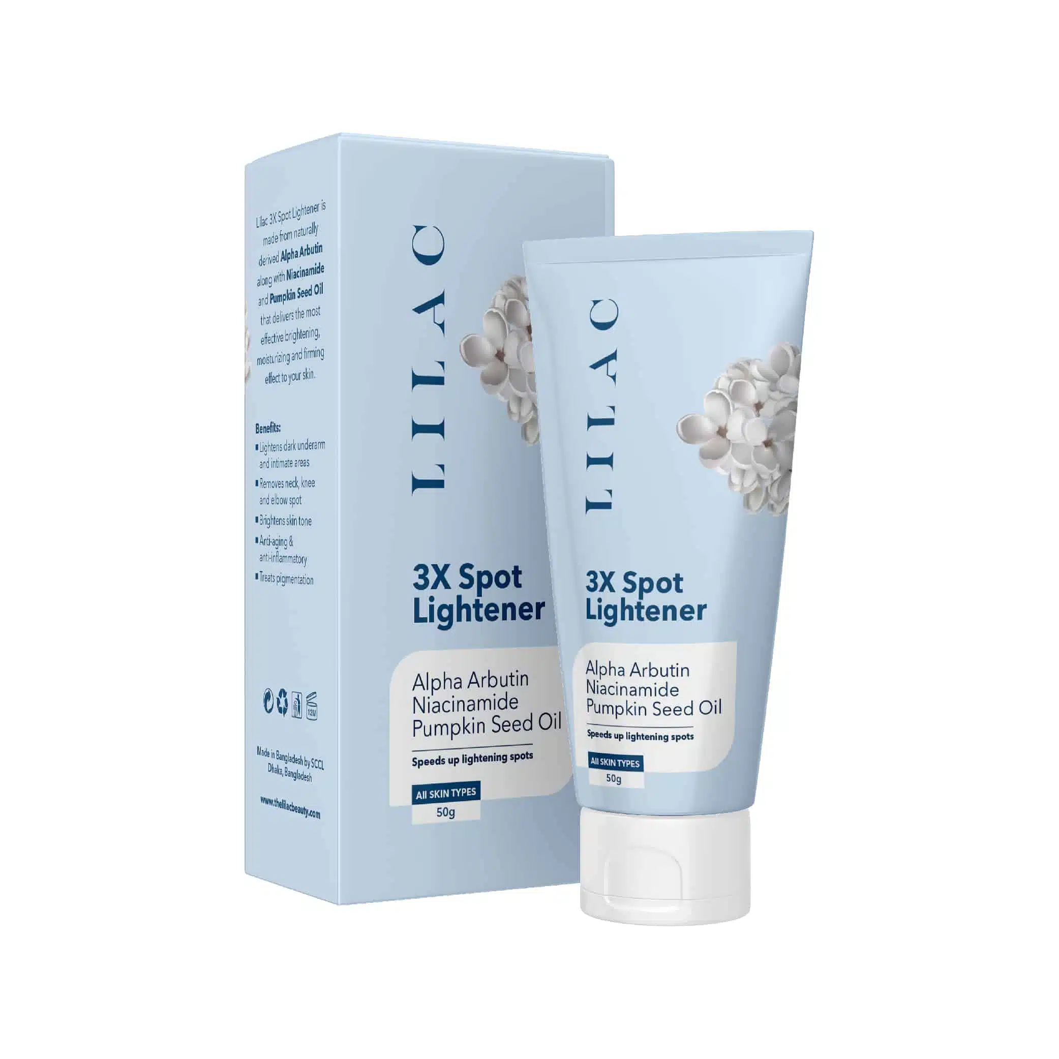 LILAC 3X Spot Lightener Cream – 50g
