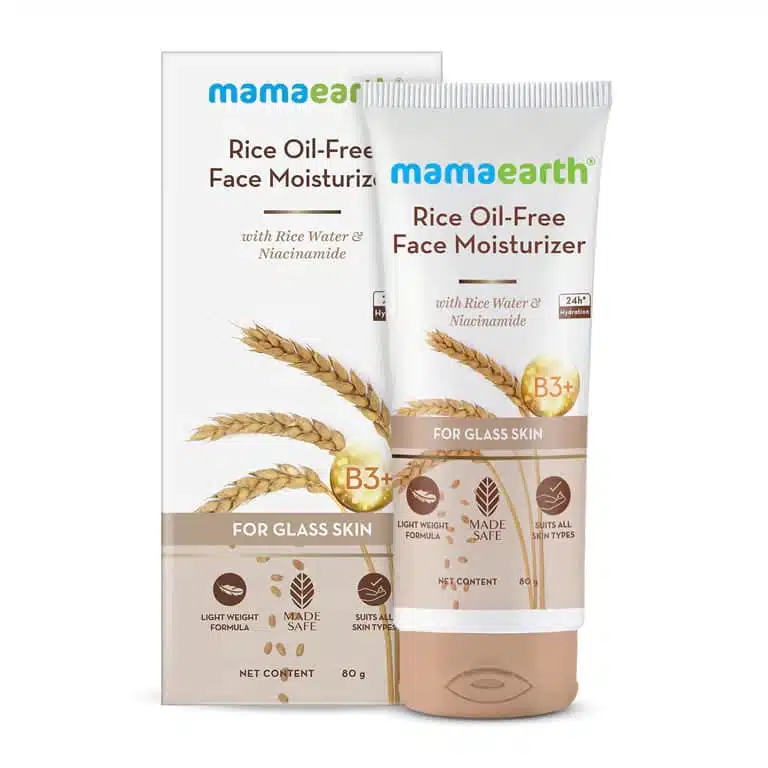 Mamaearth Rice Oil Free Face Moisturizer – 80g