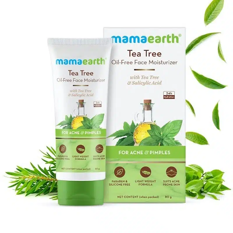 Mamaearth Tea Tree Oil-free Face Salicylic Moisturizer 80ml